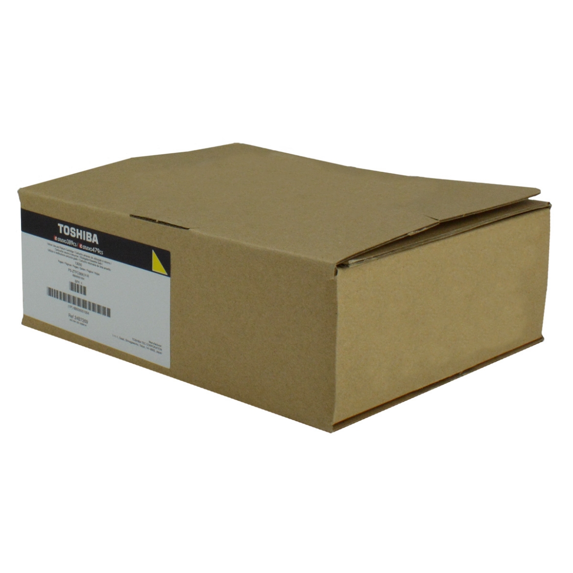 Picture of OEM Toshiba T-FC389U-YR (TFC389UYR) Toner Cartridge, Yellow, 13K Yield