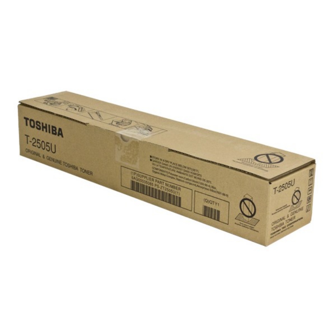 Picture of OEM Toshiba T-2505U (T2505U) Toner Cartridge, Black, 10K Yield