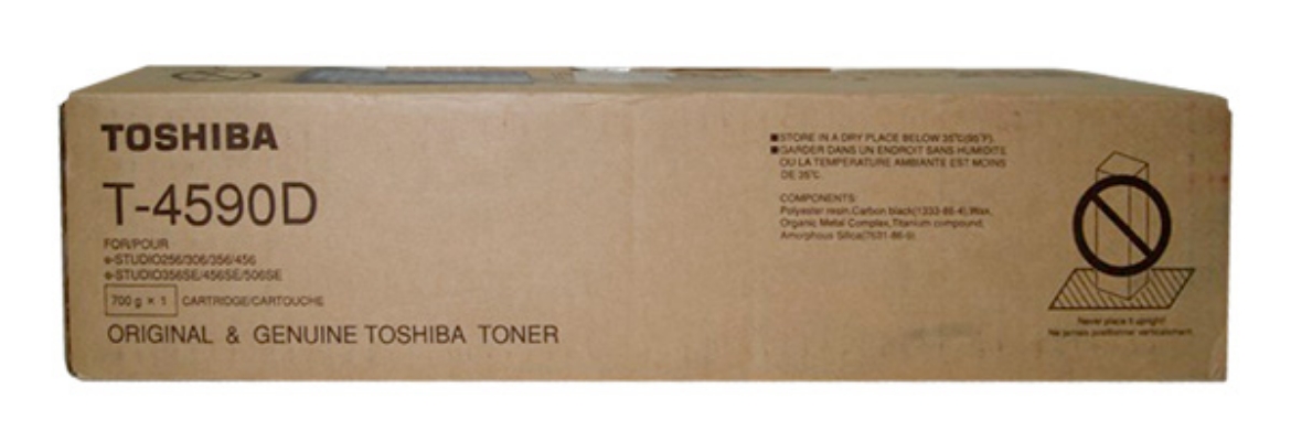 Picture of OEM Toshiba T-4590 (T4590) Toner Cartridge, Black, 36K Yield