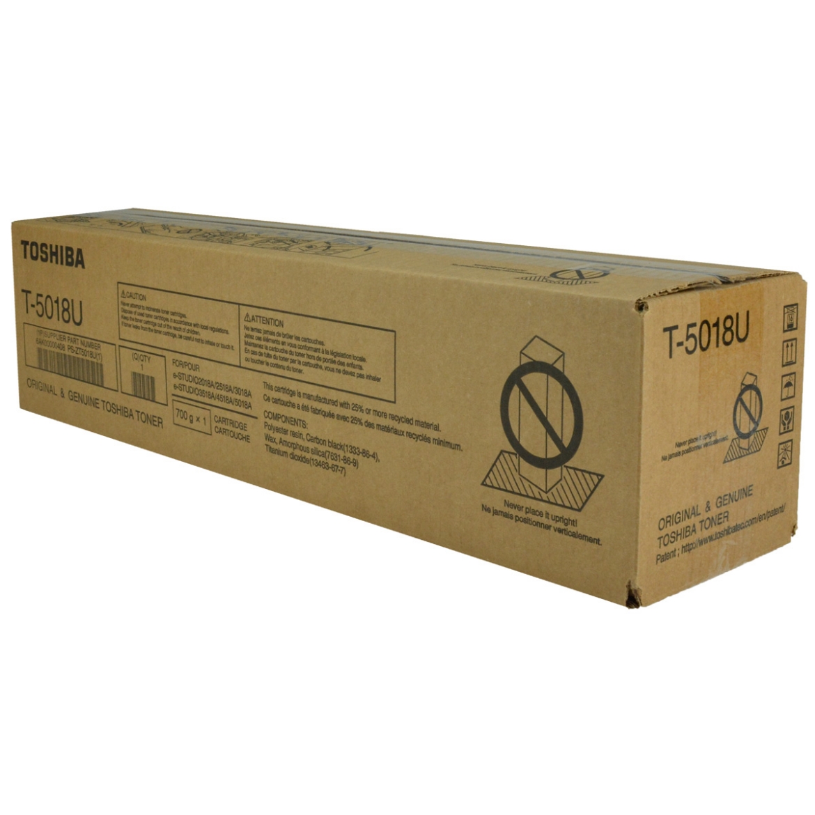 Picture of OEM Toshiba T-5018U (T5018U) Toner Cartridge, Black, 43.9K Yield