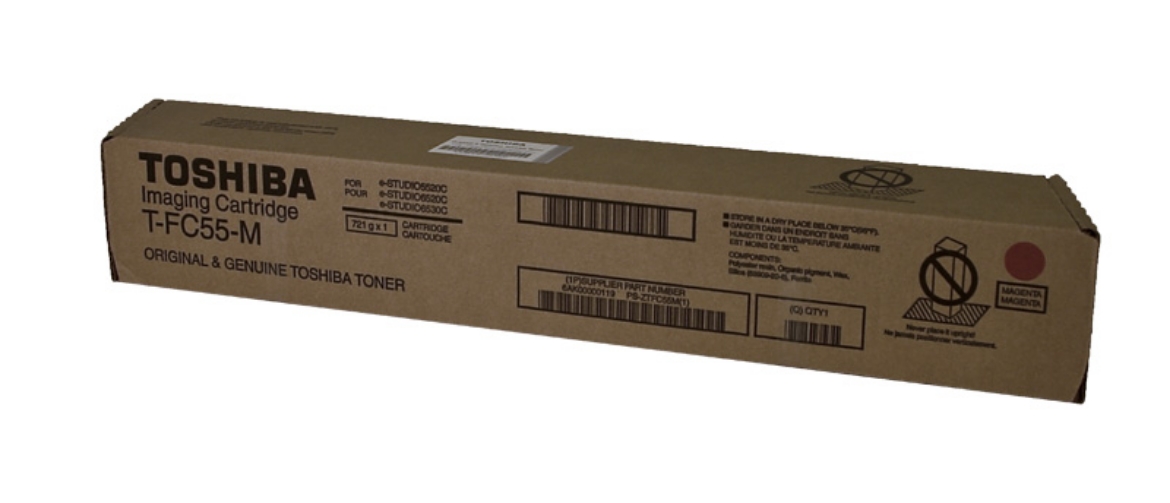 Picture of Toshiba TFC55M Magenta Toner Cartridge (26500 Yield)