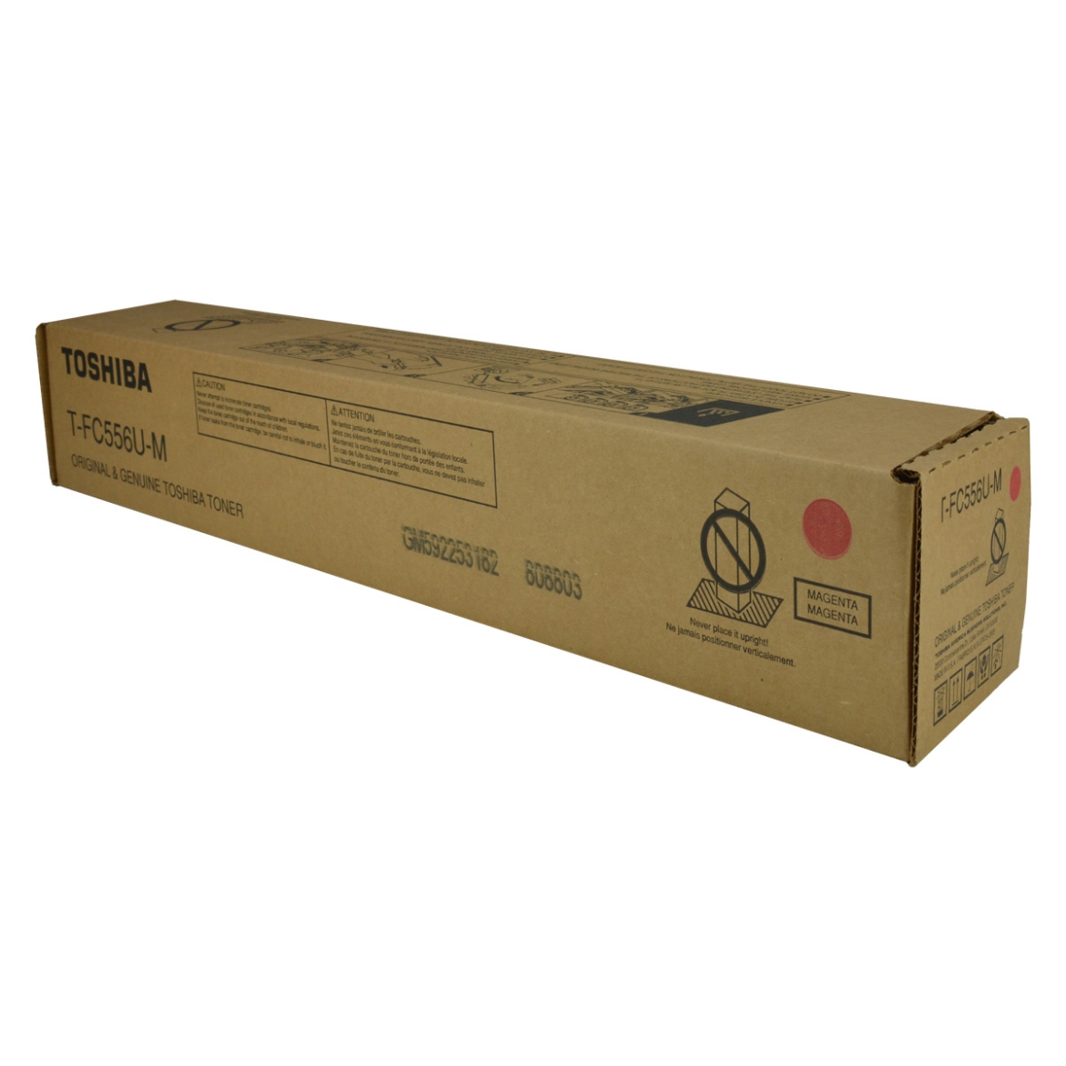 Picture of OEM Toshiba T-FC556U-M (TFC556UM) Toner Cartridge, Magenta, 39.2K Yield