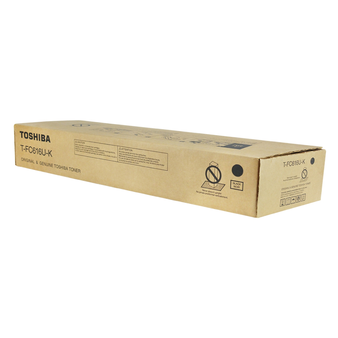 Picture of OEM Toshiba T-FC616U-K (TFC616UK) Toner Cartridge, Black, 106.6K Yield