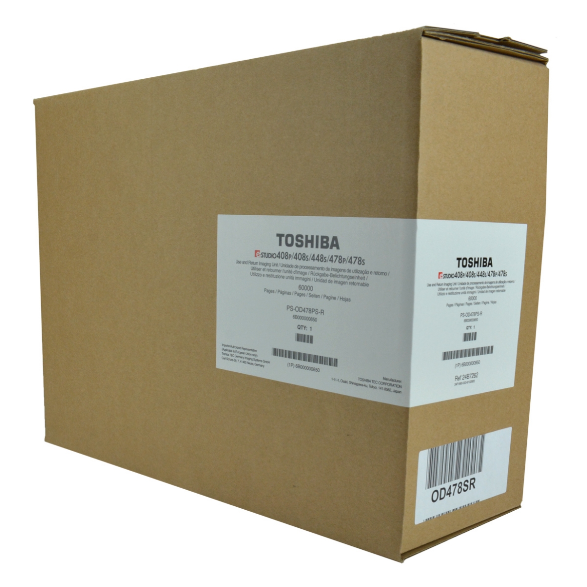 Picture of OEM Toshiba OD-478SR (OD478SR) Drum Unit, Black, 60K Yield