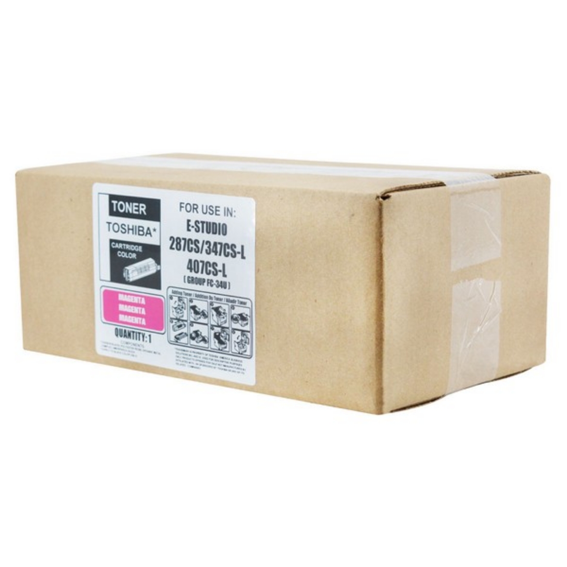 Picture of TAA Compatible TFC34UM Magenta Toner Cartridge (11500 Yield) TAA Compliant