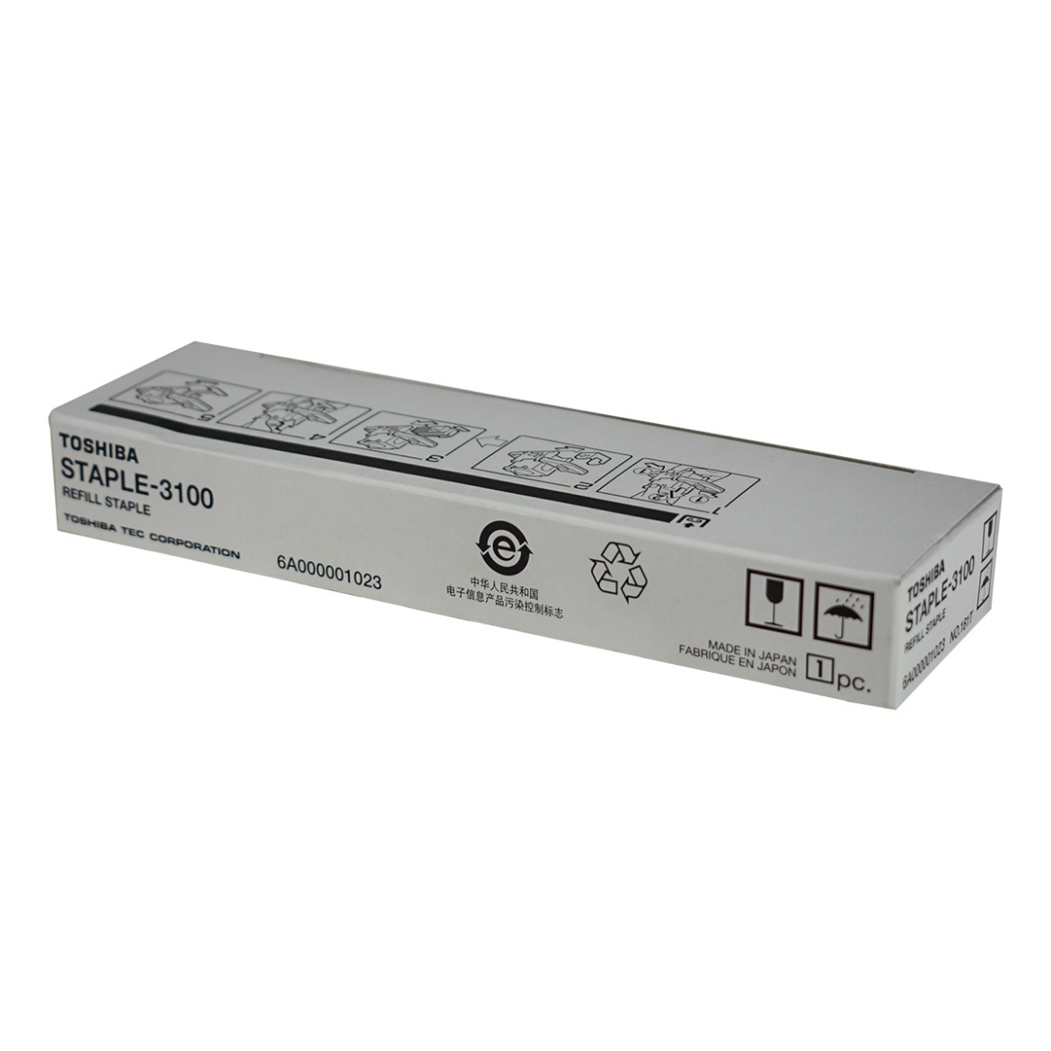 Picture of OEM Toshiba Staple 3100 (STAPLE3100) Staple Cartridge, 2K Yield, 4 Cartridge