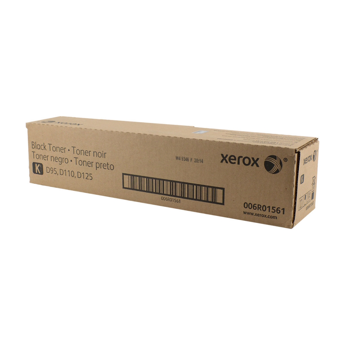 Picture of OEM Xerox 6R01561 (6R1561) Toner Cartridge, Black, 65K Yield