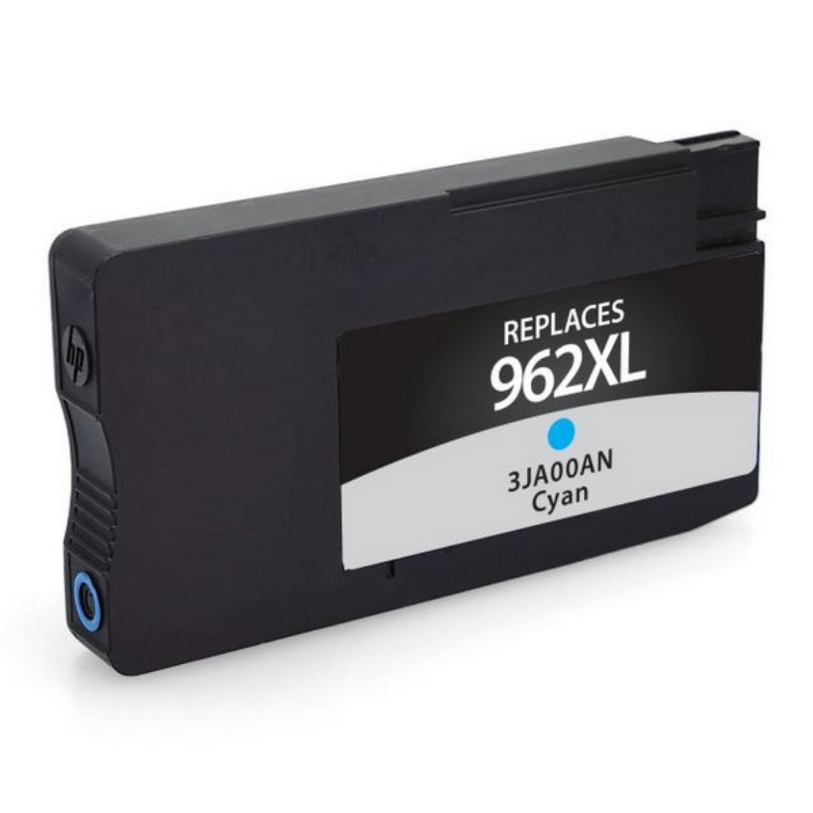 Picture of Remanufactured HP 962XL (3JA00AN) InkJet Cartridge, Cyan, 1.6K High Yield, New Chip, Firmware Update Enhanced