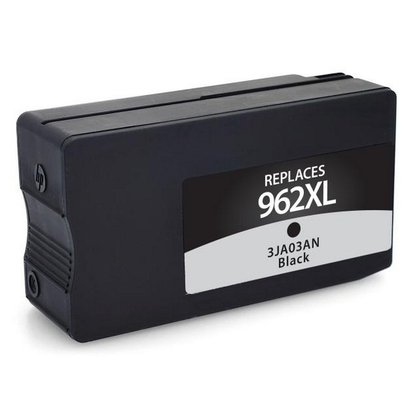 Show details for Remanufactured HP 962XL (3JA03AN) InkJet Cartridge, Black, 2000 High Yield Picture of Remanufactured HP 962XL (3JA03AN) InkJet Cartridge, Black, 2000 High Yield