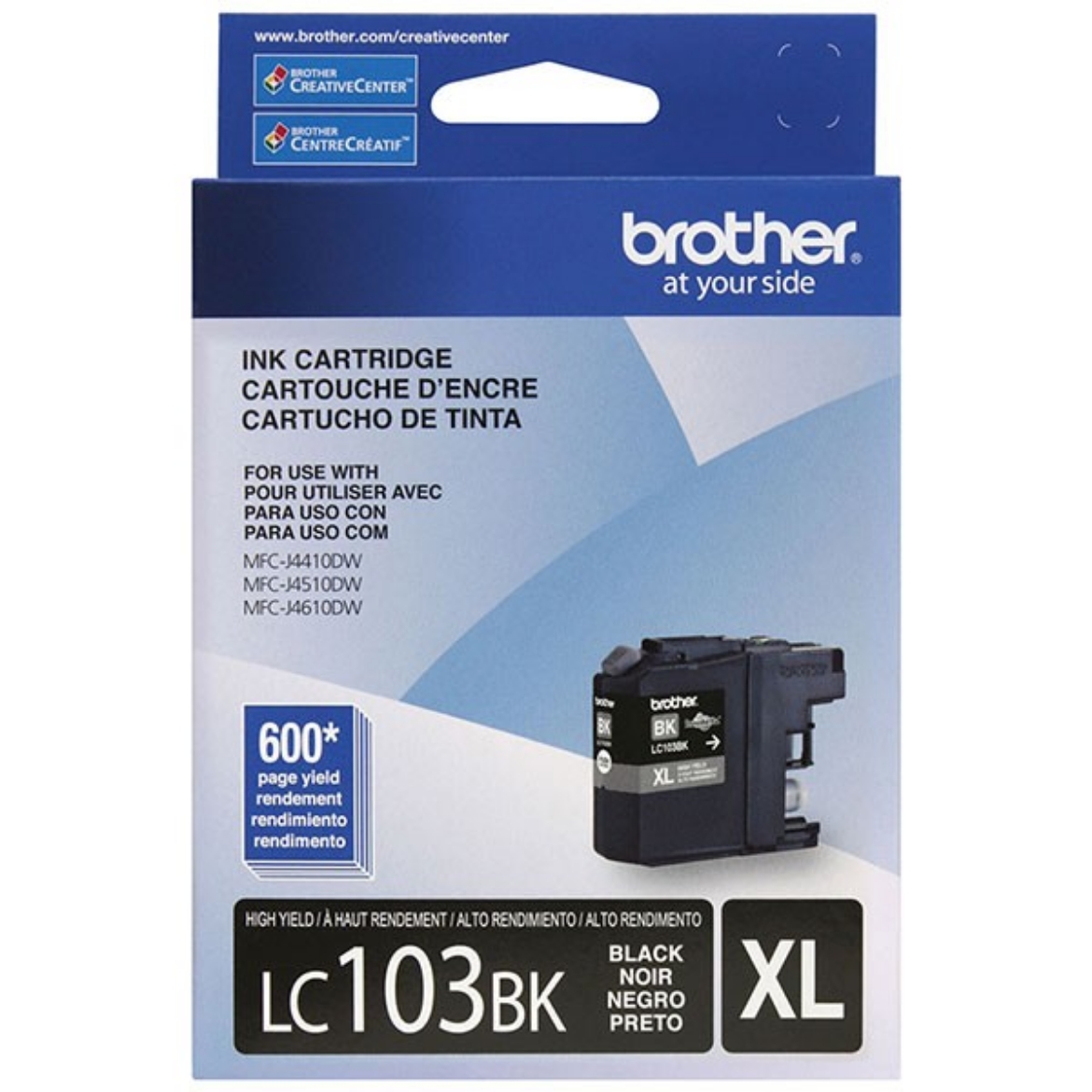 Picture of OEM Brother  (LC103BK) Inkjet, Black, 600 High Yield